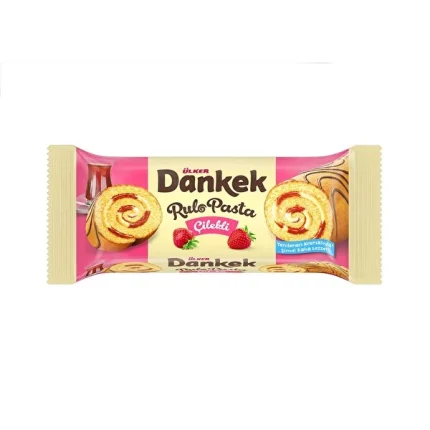 کیک رولتی dankek (دانکیک) توت فرنگی