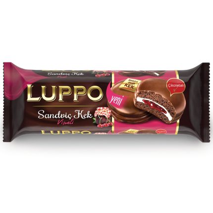 کیک ساندویچی Luppo (لوپو) آلبالویی