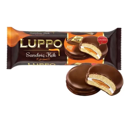 کیک luppu(لوپو)بزرگ با طعم کارامل
