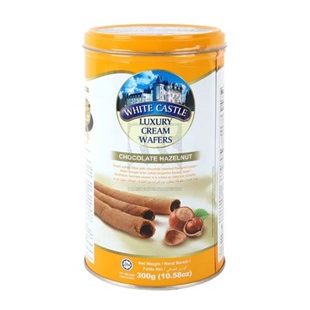 ویفر رولی فندقی WHITE CASTLE (وایت کستل)